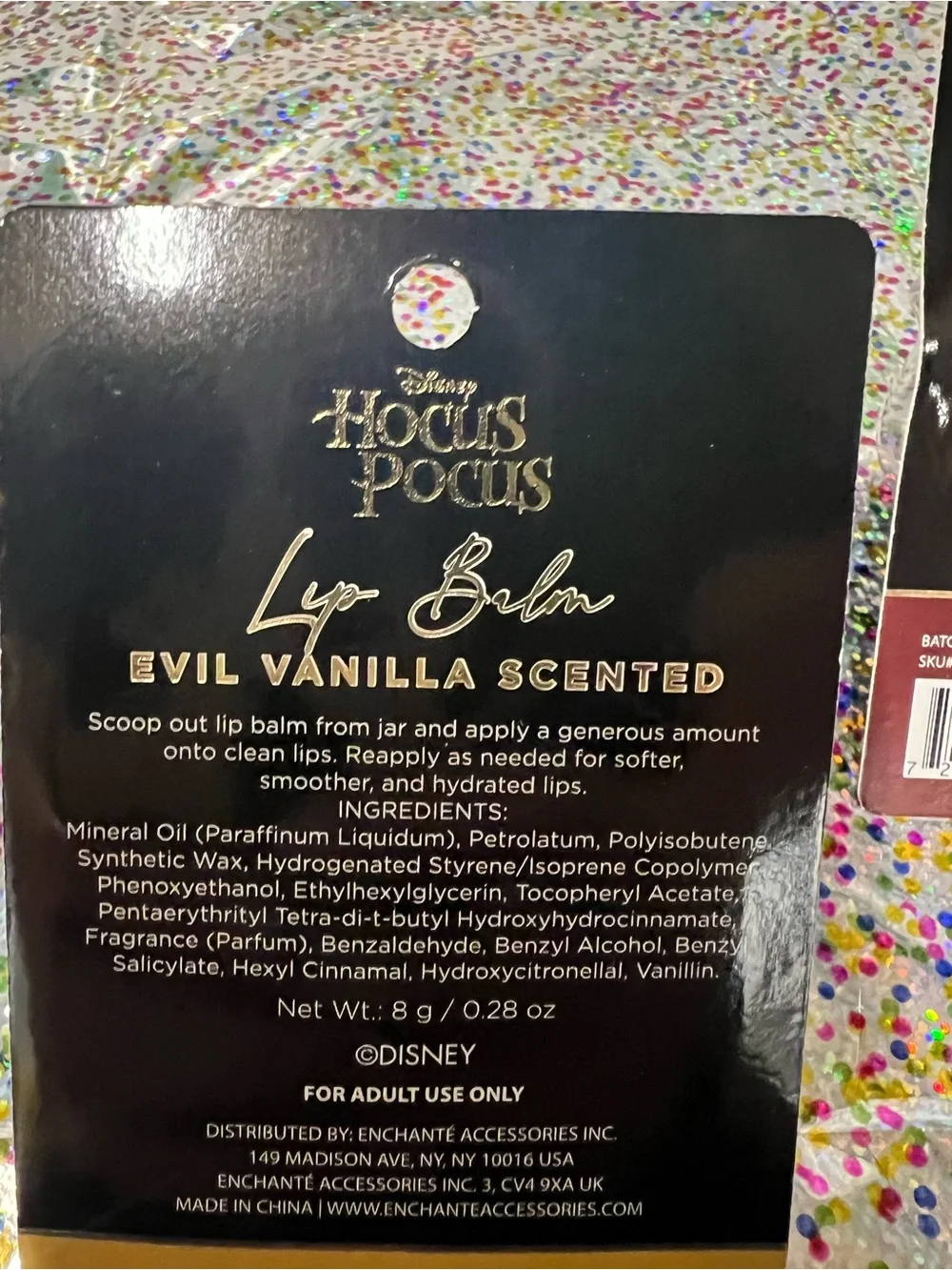 Disney Hocus Pocus Lip Balm with Character Packaging - Black Cauldron